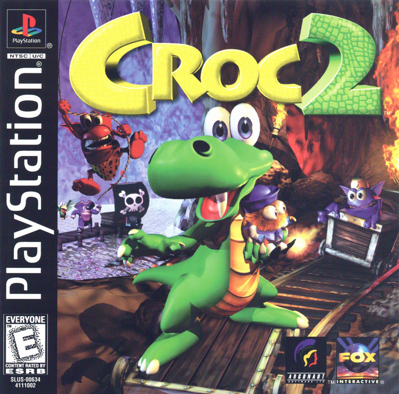 Croc 2 box art for Playstation